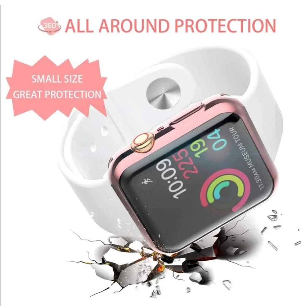 New Apple Watch Rose Gold Bumper Case 44mm